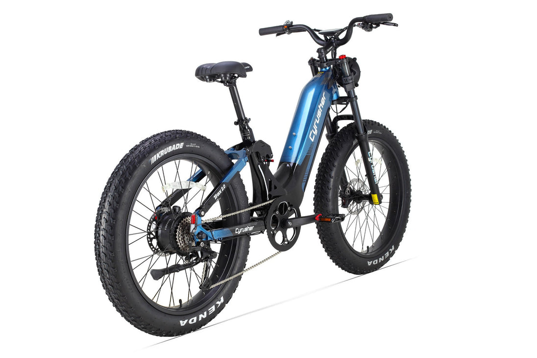 Cyrusher Trax 2.0 Full Suspension Step-Through Fat Tire electric bike