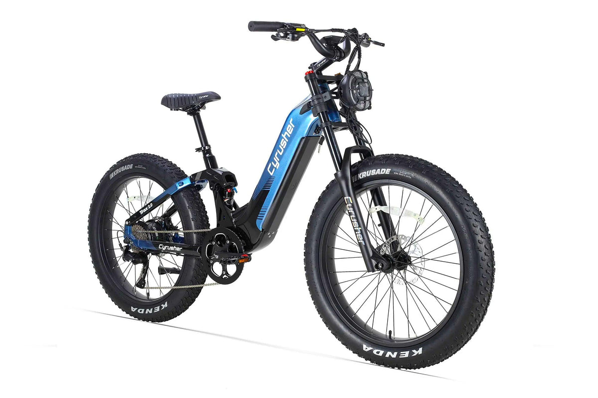 Cyrusher Trax 2.0 Full Suspension Step-Through Fat Tire electric bike