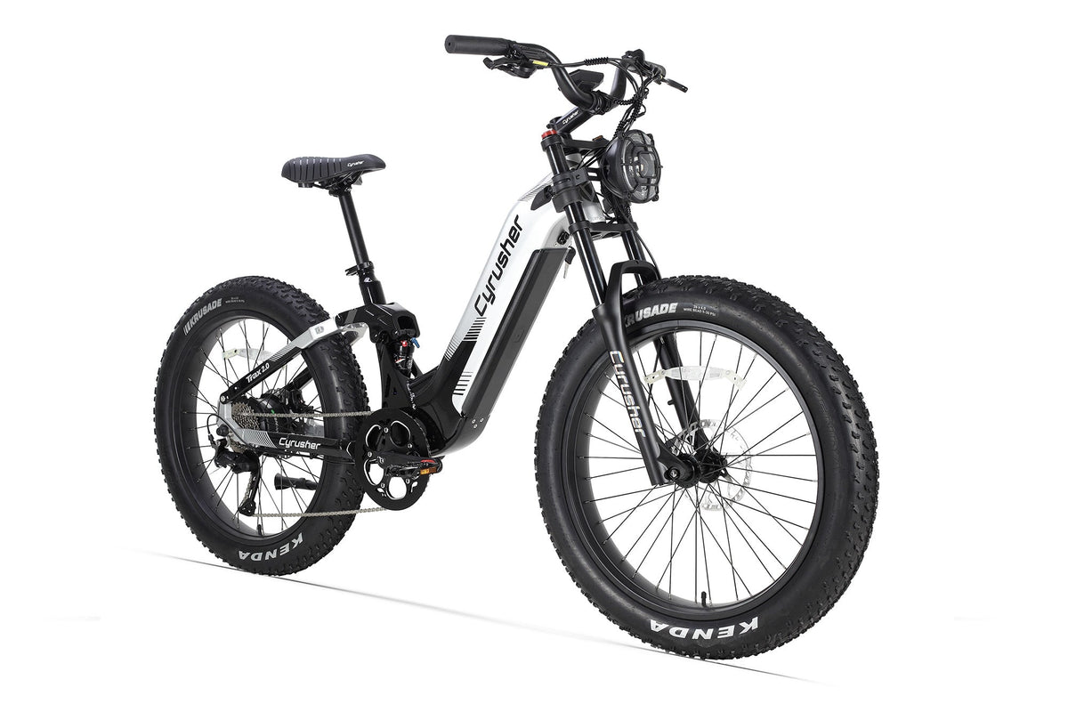 Cyrusher Trax 2.0 Full Suspension Step-Through Fat Tire electric bike