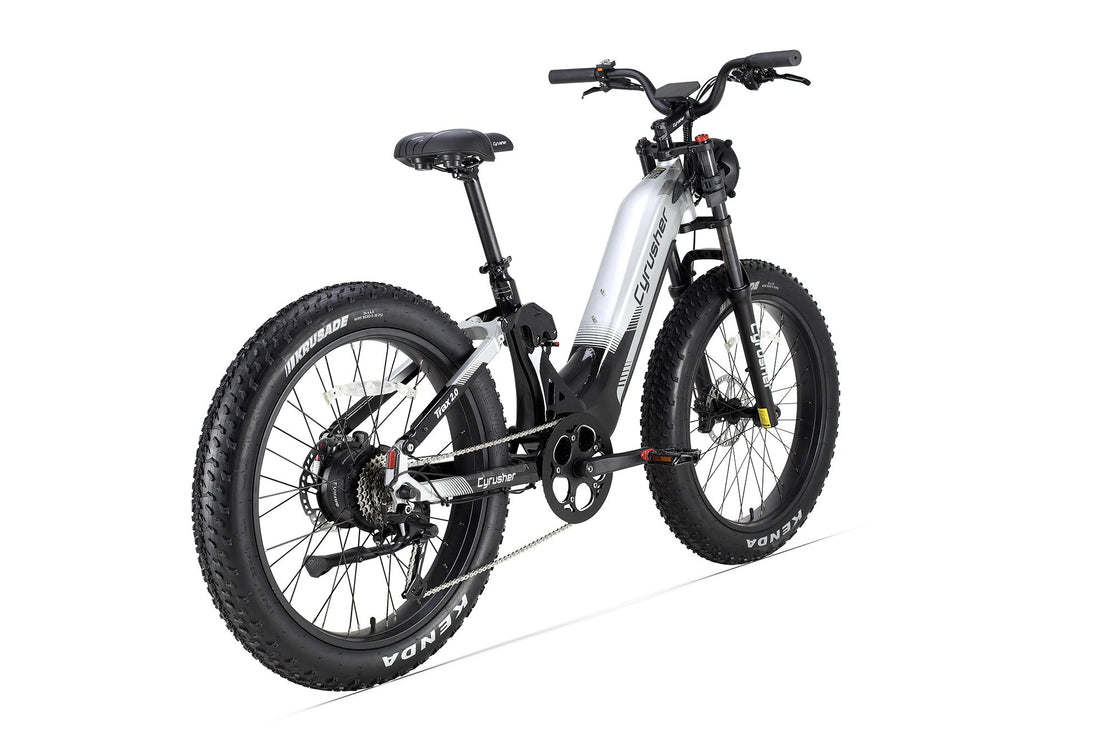 Cyrusher Trax 2.0 Full Suspension Step-Through Fat Tire electric bike