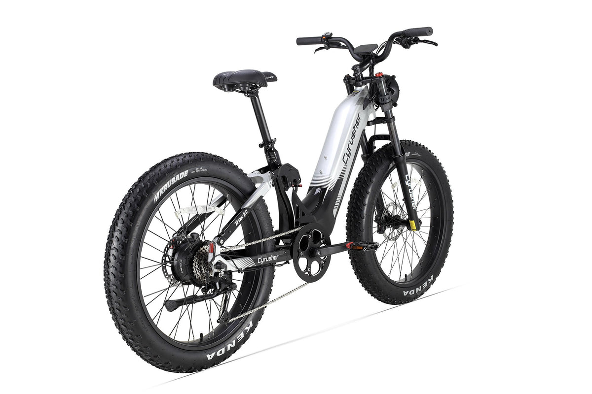 Cyrusher Trax 2.0 Full Suspension Step-Through Fat Tire electric bike