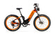 Cyrusher Trax 2.0 Full Suspension Step-Through Fat Tire electric bike in Orange