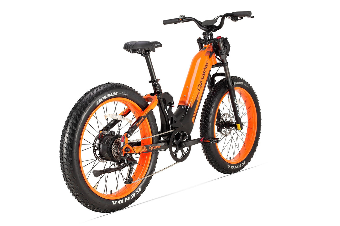 Cyrusher Trax 2.0 Full Suspension Step-Through Fat Tire electric bike