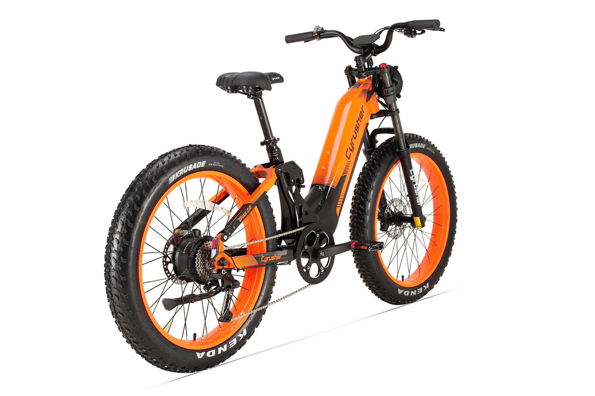 Cyrusher Trax 2.0 Full Suspension Step-Through Fat Tire electric bike